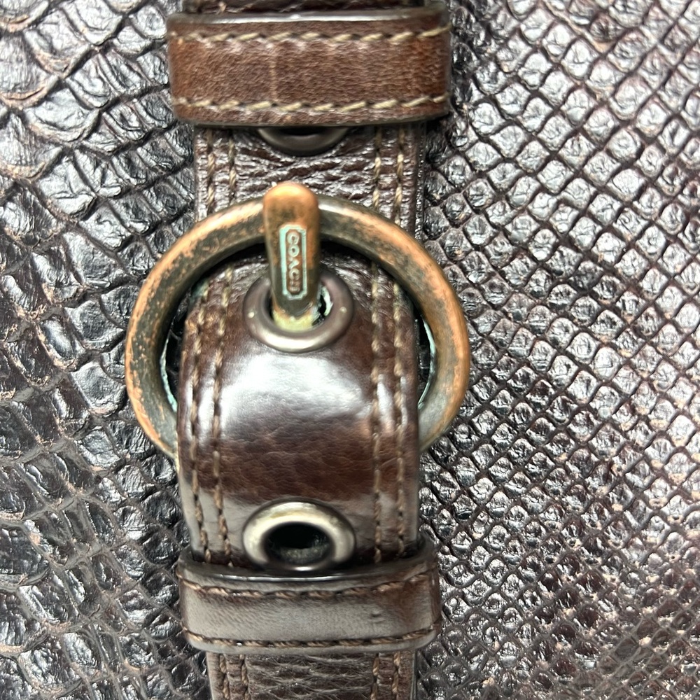 Limited Edition Coach Chelsea Python Embossed Lea… - image 4